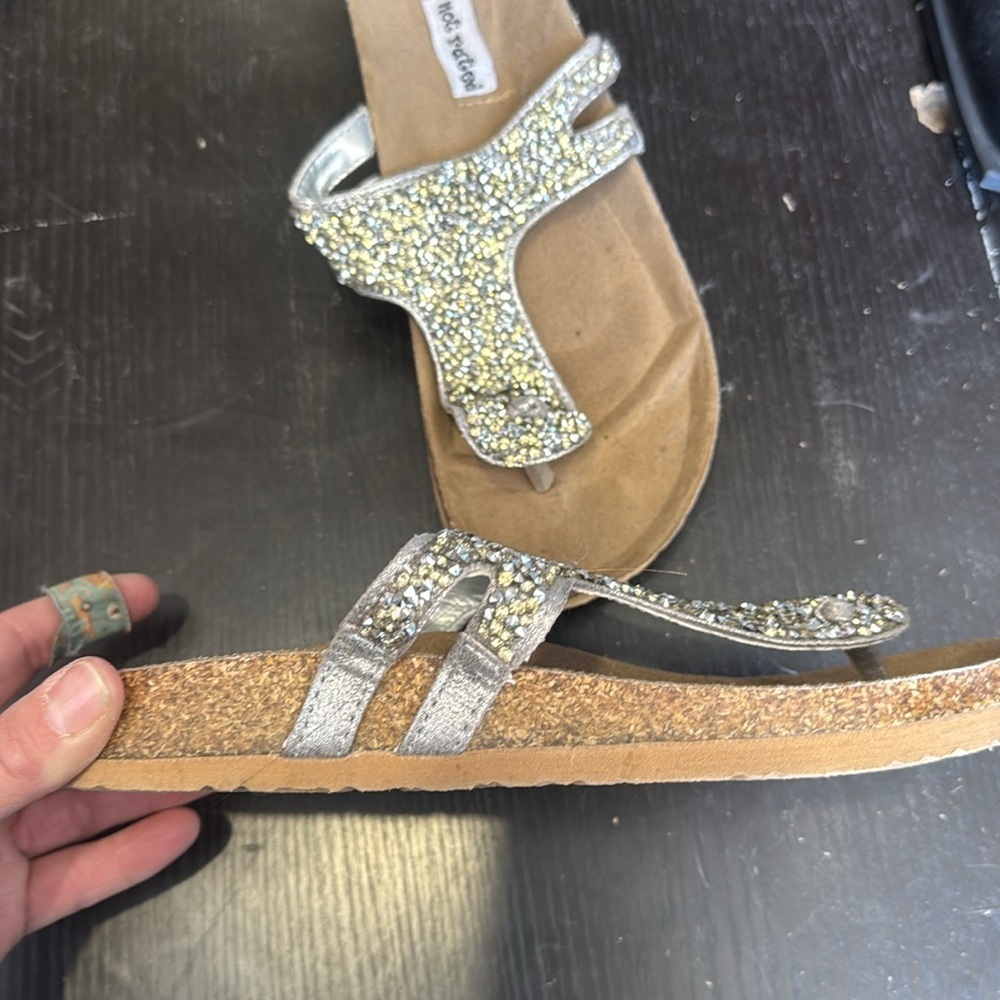 Not rated Rhinestone Embellished Sandals - Picture 2 of 3